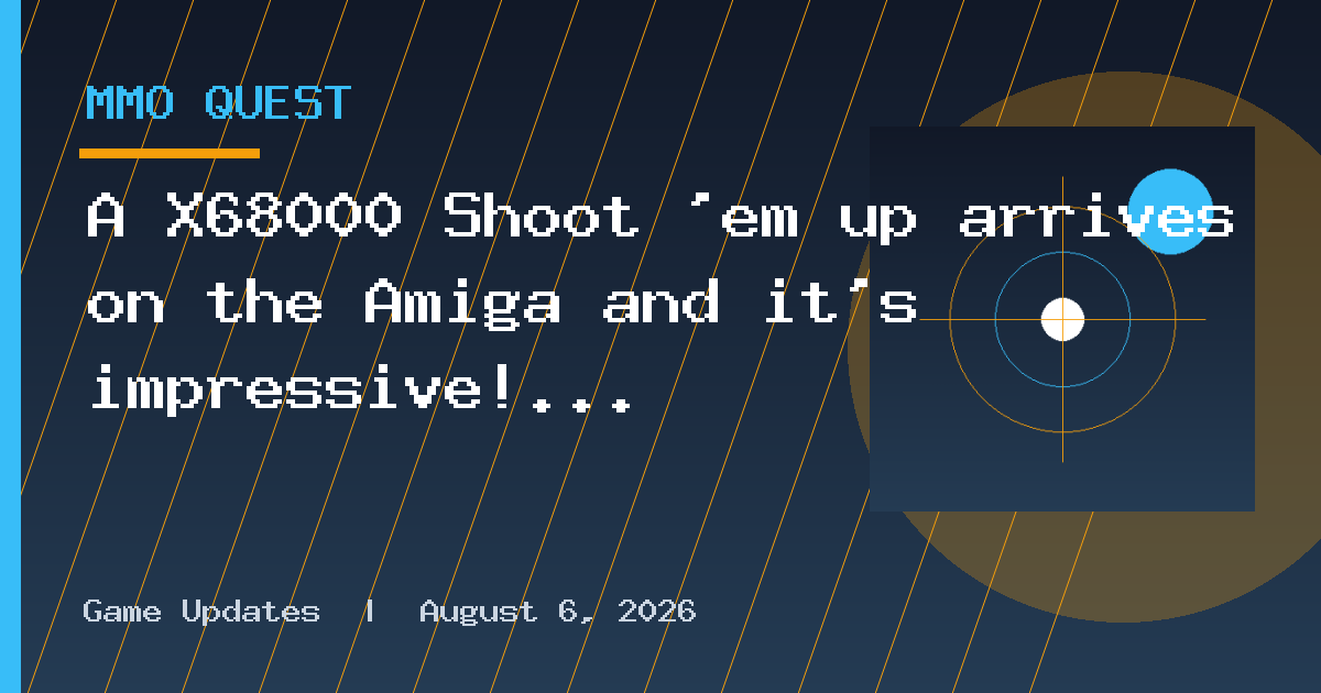 A X68000 Shoot 'em up arrives on the Amiga and it's impressive!