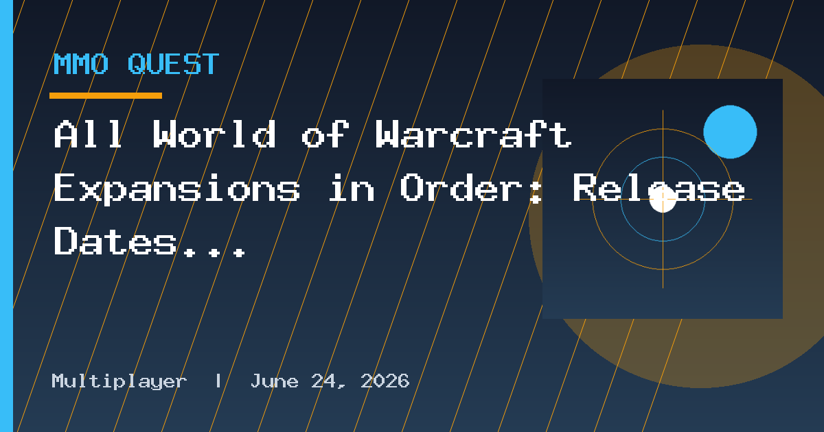 All World of Warcraft Expansions in Order: Release Dates & Features