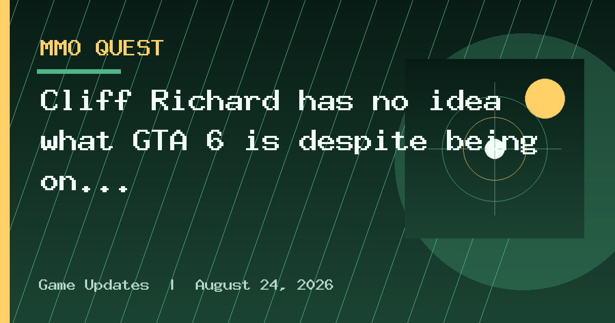 Cliff Richard has no idea what GTA 6 is despite being on soundtrack