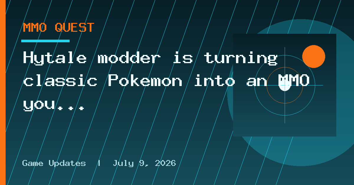Hytale modder is turning classic Pokemon into an MMO you can play with friends