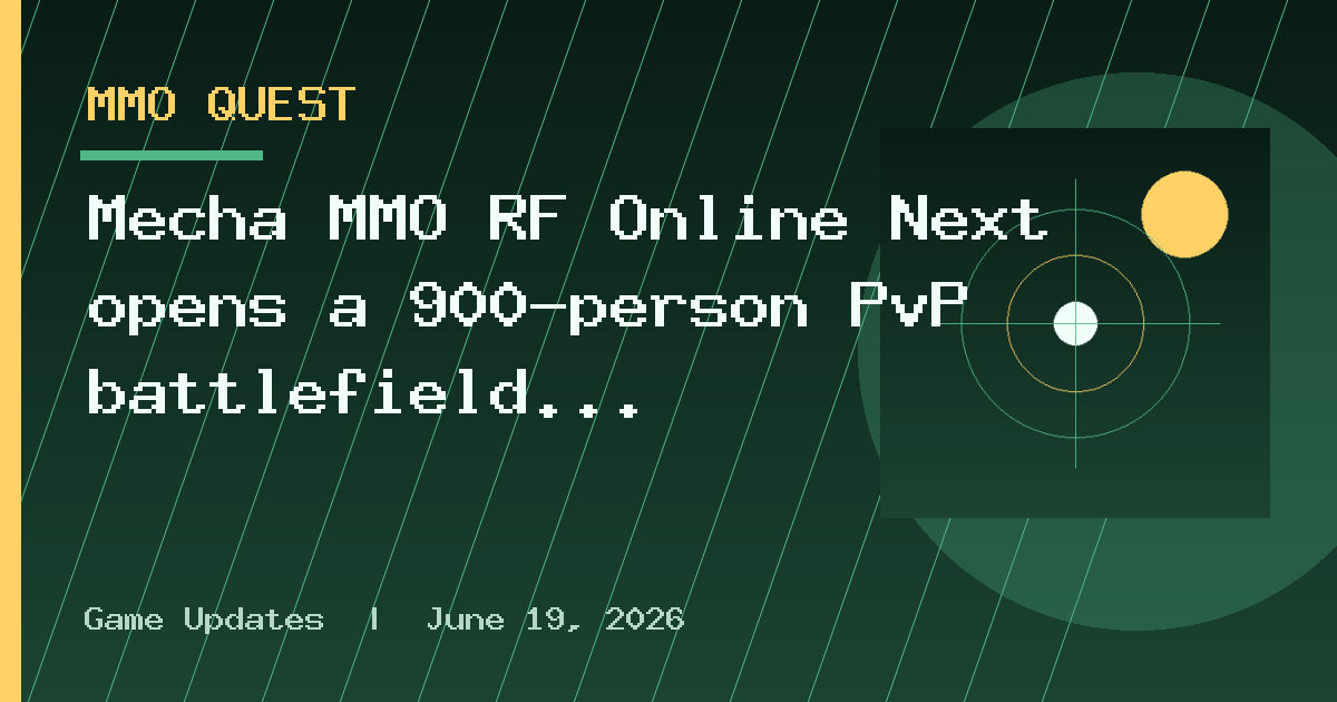 Mecha MMO RF Online Next opens a 900-person PvP battlefield