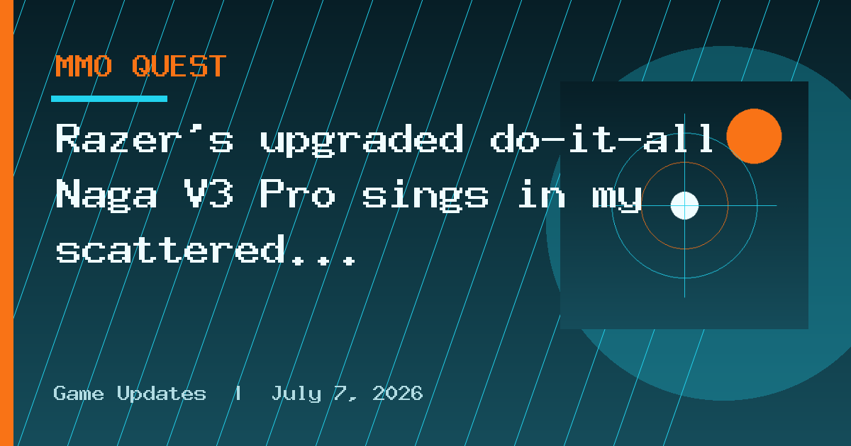Razer's upgraded do-it-all Naga V3 Pro sings in my scattered Steam library