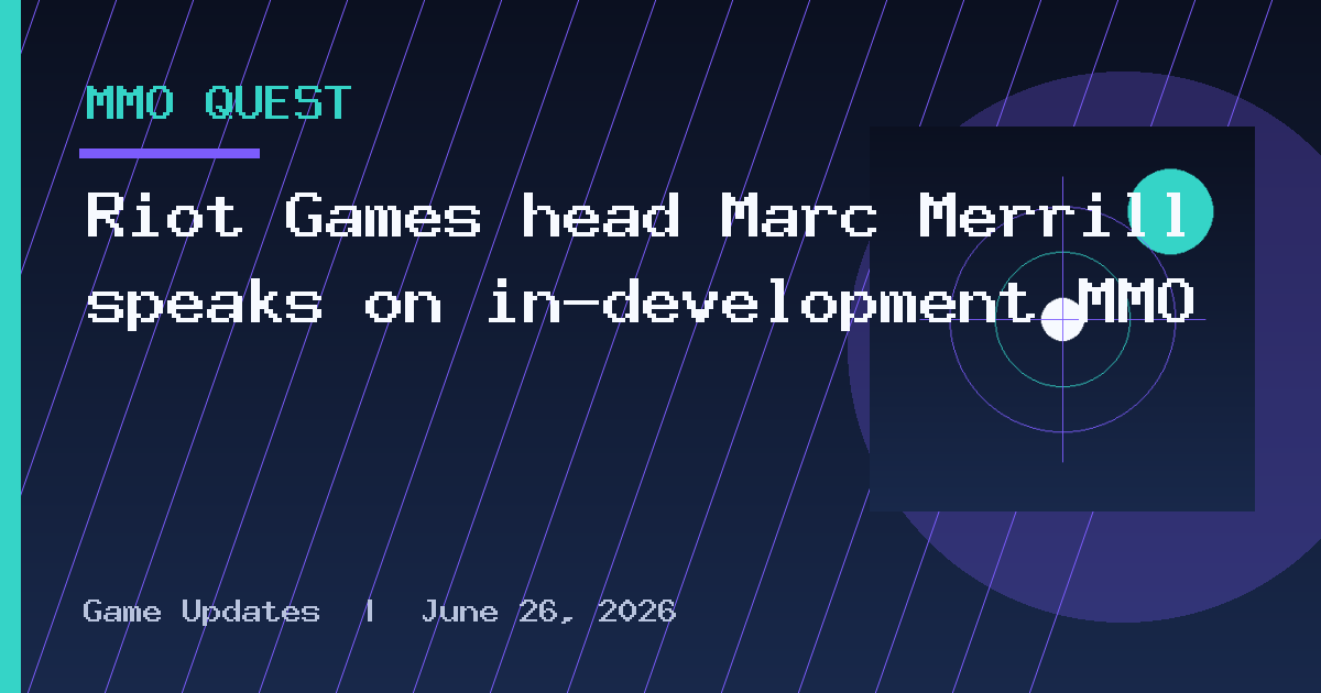 Riot Games head Marc Merrill speaks on in-development MMO