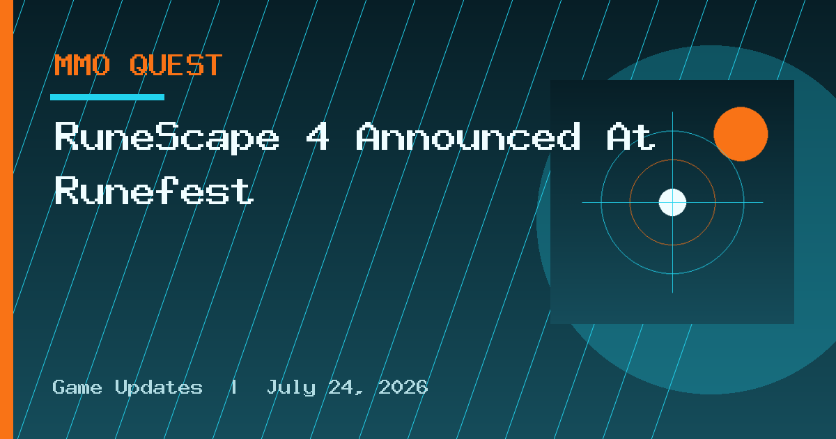 RuneScape 4 Announced At Runefest