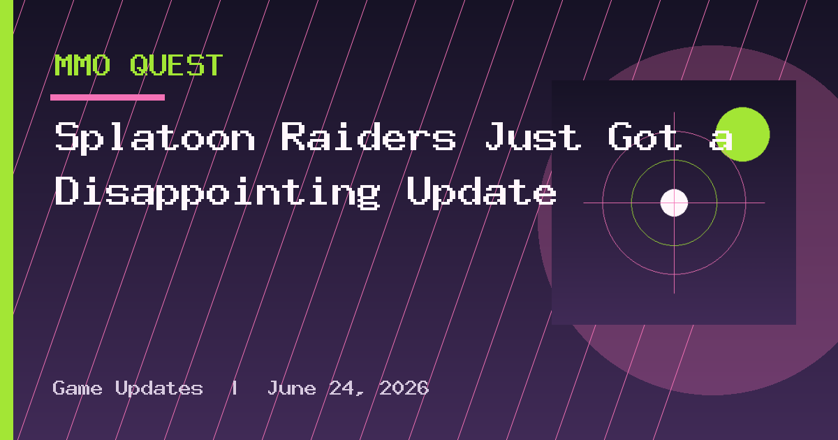 Splatoon Raiders Just Got a Disappointing Update