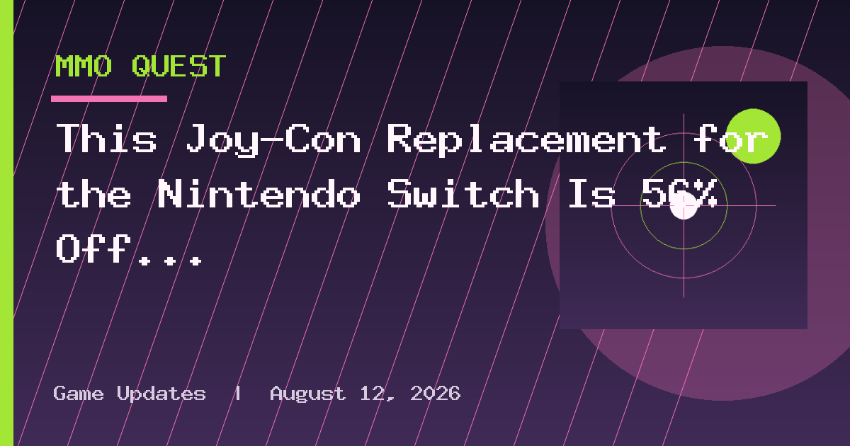 This Joy-Con Replacement for the Nintendo Switch Is 56% Off Right Now
